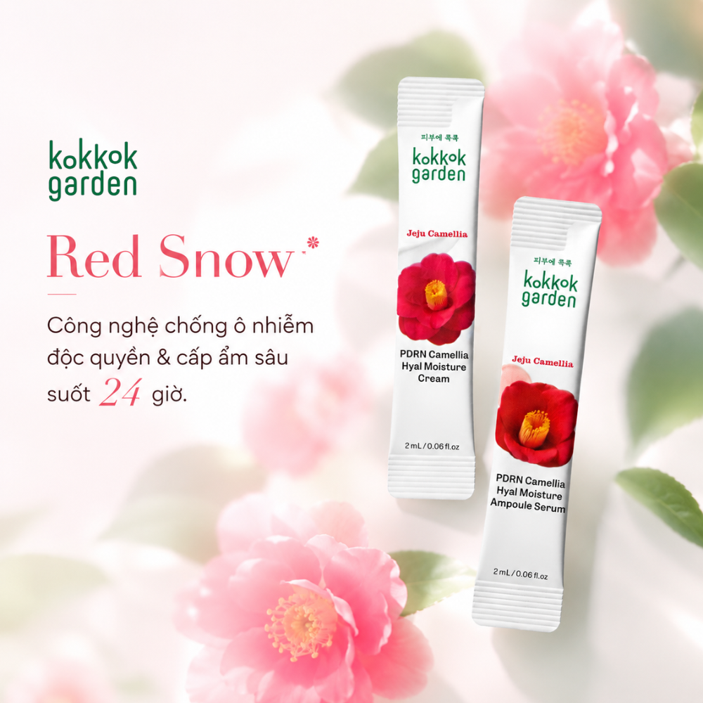 kokkok garden| Combo Serum Dưỡng ẩm PDRN, Cấp ẩm và phục hồi cho làn da. Dạng gói 2mlx6 Hộp 6 gói