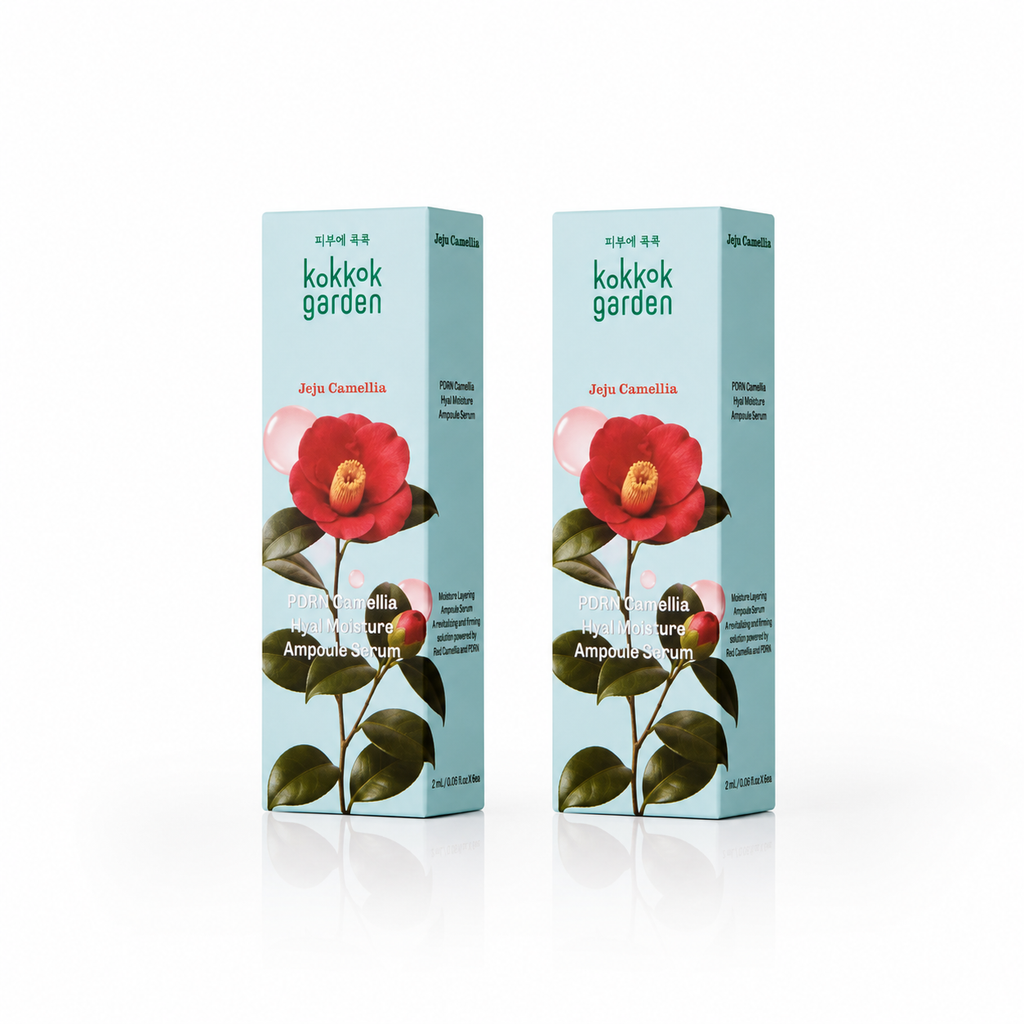 kokkok garden| Combo Serum Dưỡng ẩm PDRN, Cấp ẩm và phục hồi cho làn da. Dạng gói 2mlx6 Hộp 6 gói